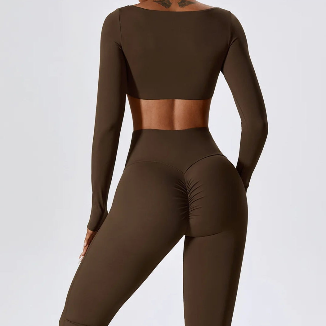 workout set yoga pilates fitness womens clothing