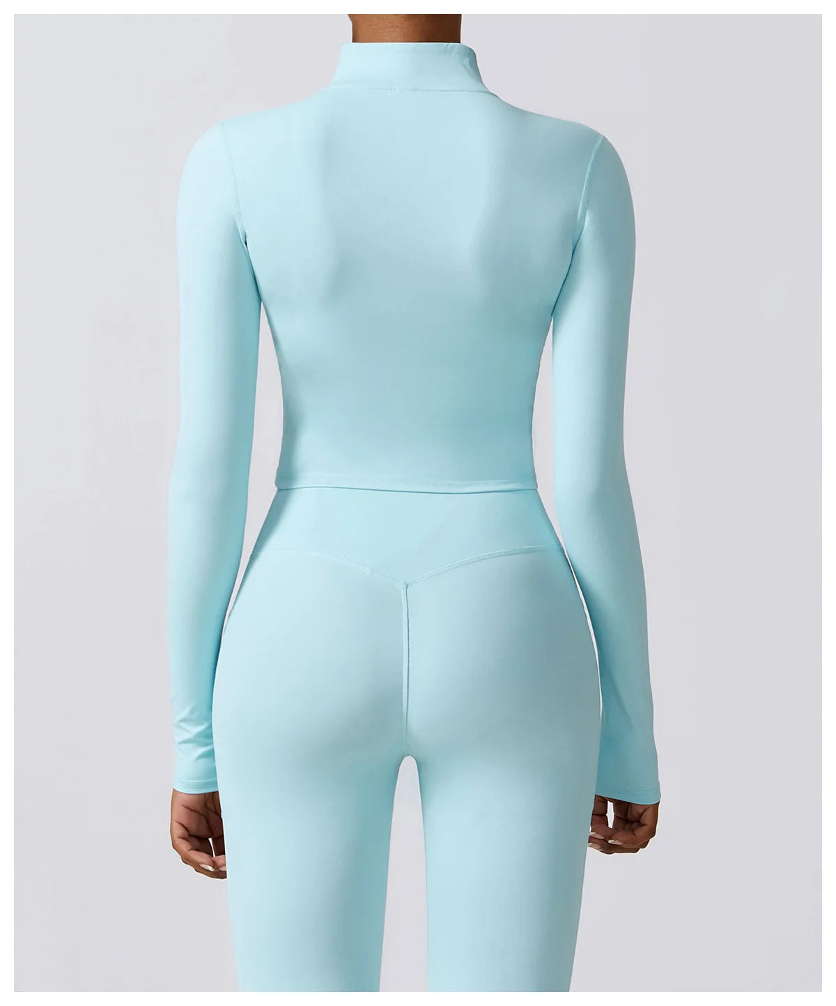 Zip-Up Cropped LuxeLift™ Jacket
