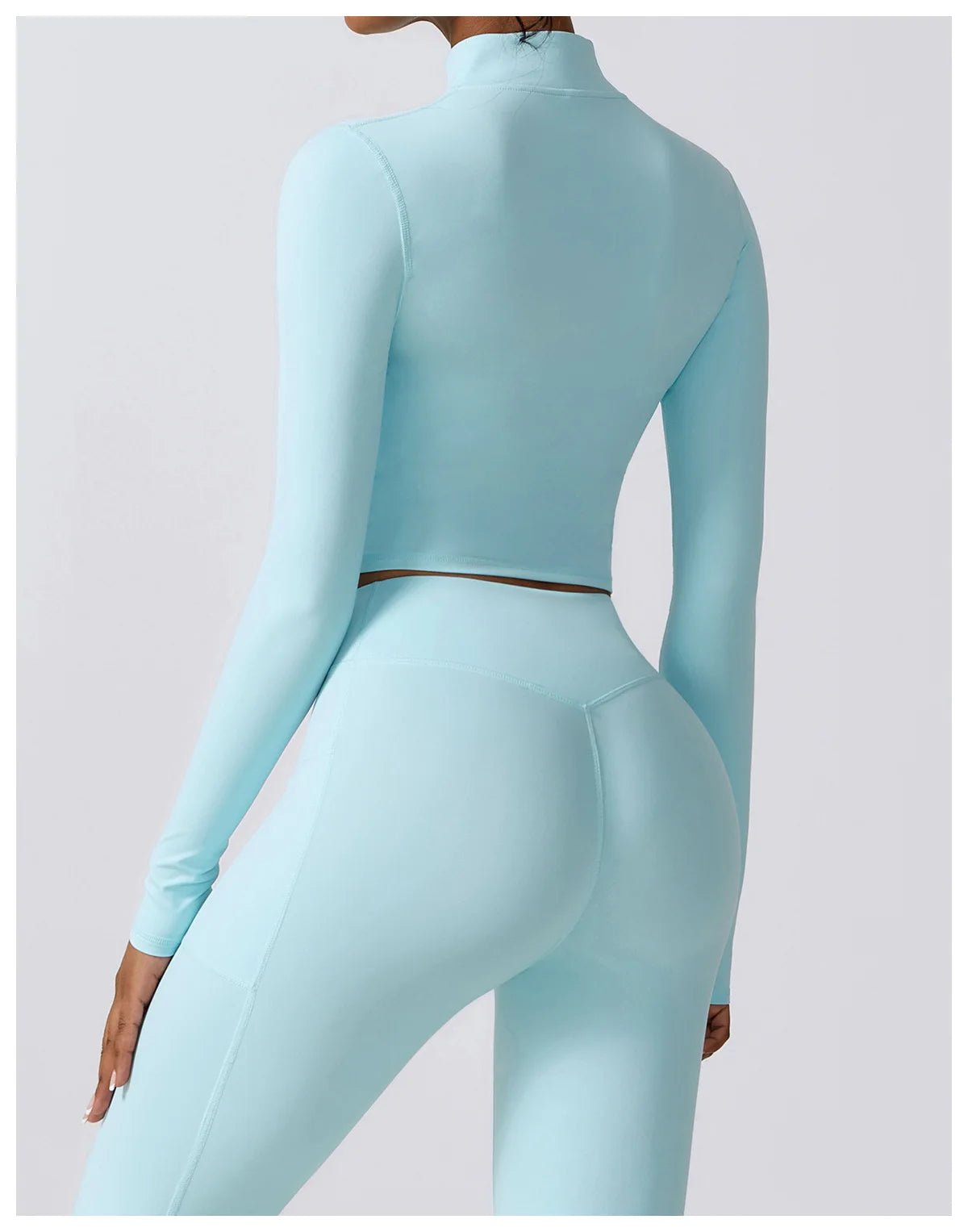 Zip-Up Cropped LuxeLift™ Jacket