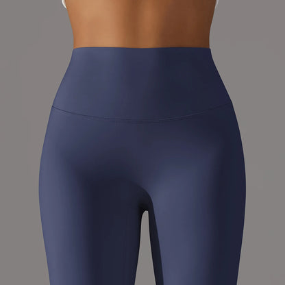 LuxeLift™ High-Waisted Seamless Leggings Blue Grey