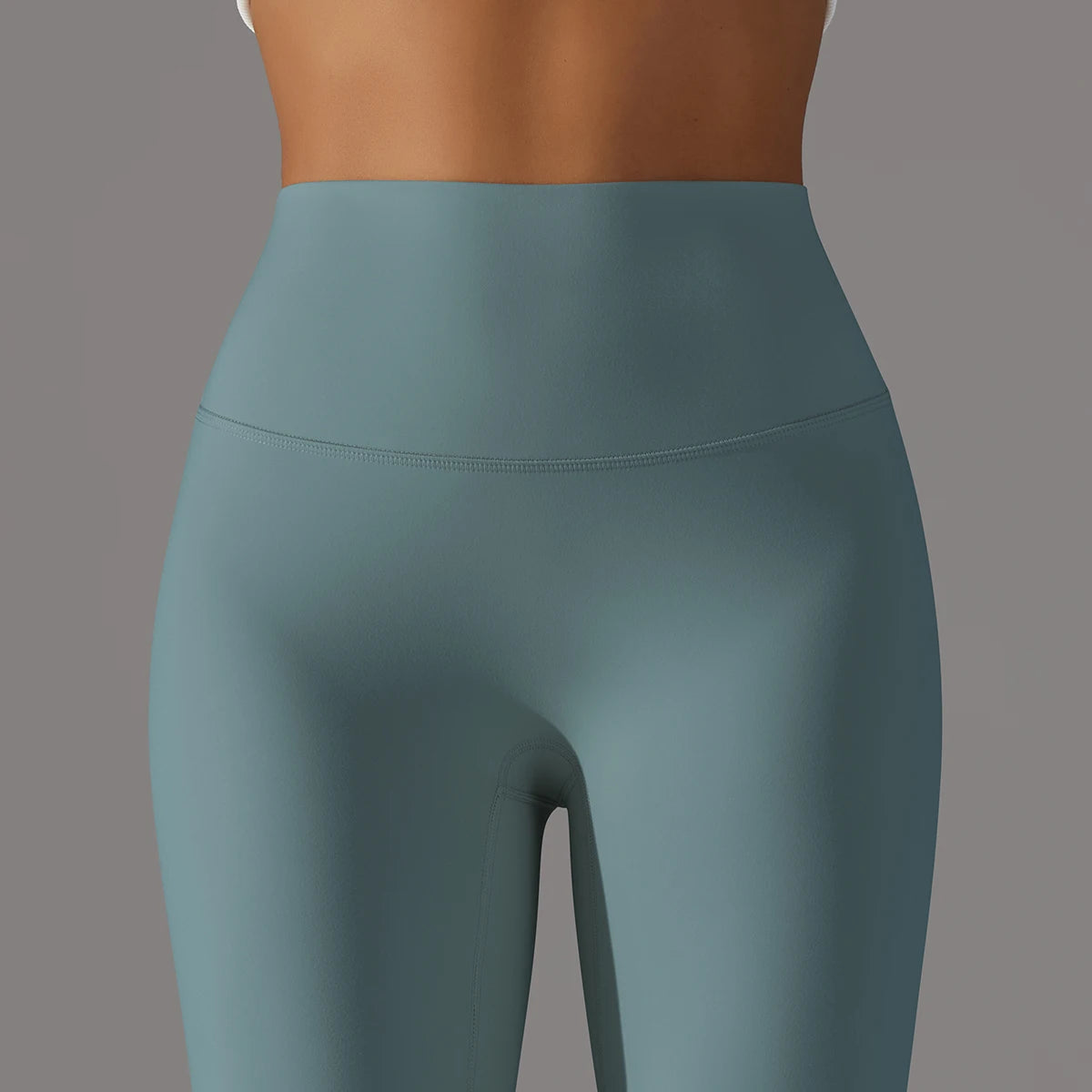 LuxeLift™ High-Waisted Seamless Leggings Blue Grey