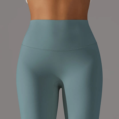 LuxeLift™ High-Waisted Seamless Leggings Blue Grey