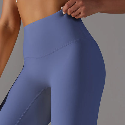 LuxeLift™ High-Waisted Seamless Leggings Blue Grey