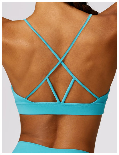 LuxeLift™ Cross Back Sports Bra