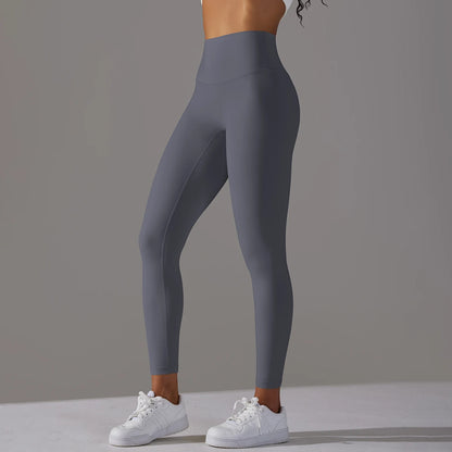 LuxeLift™ High-Waisted Seamless Leggings Blue Grey
