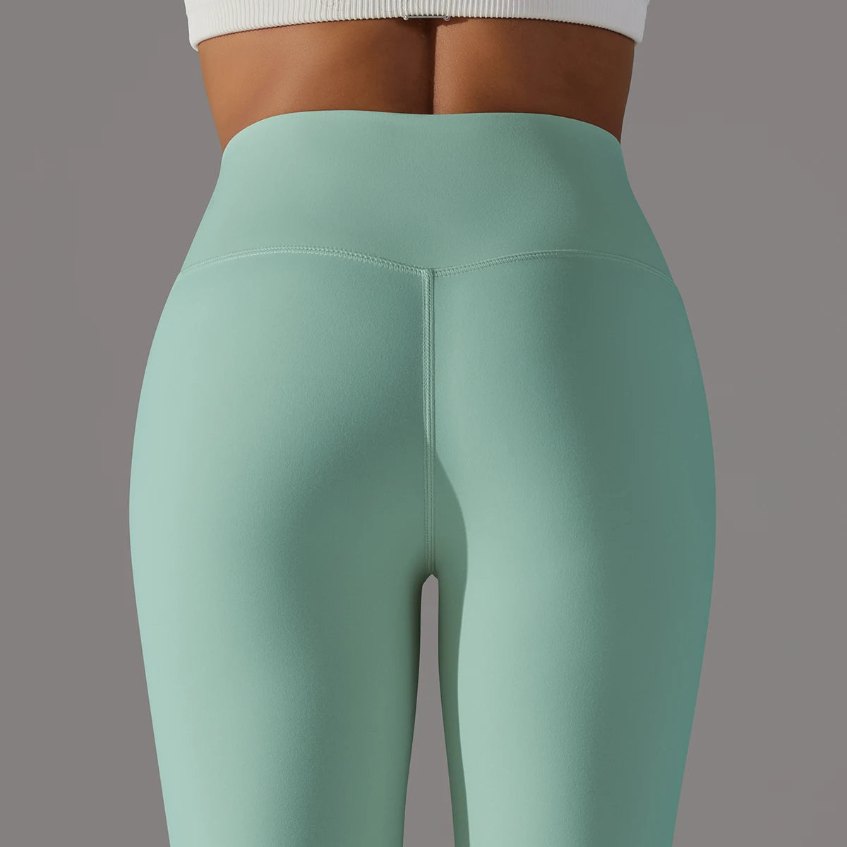LuxeLift™ High-Waisted Seamless Leggings Blue Grey