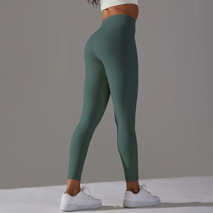 LuxeLift™ High-Waisted Seamless Leggings Blue Grey