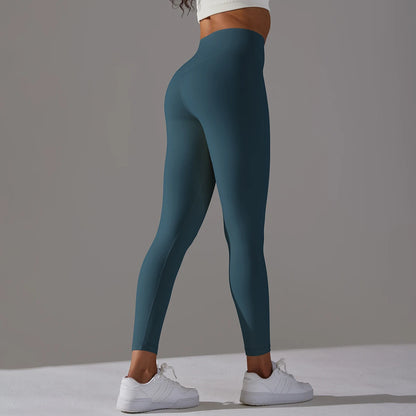 LuxeLift™ High-Waisted Seamless Leggings Blue Grey
