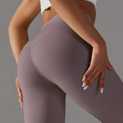 LuxeLift™ High-Waisted Seamless Leggings Blue Grey