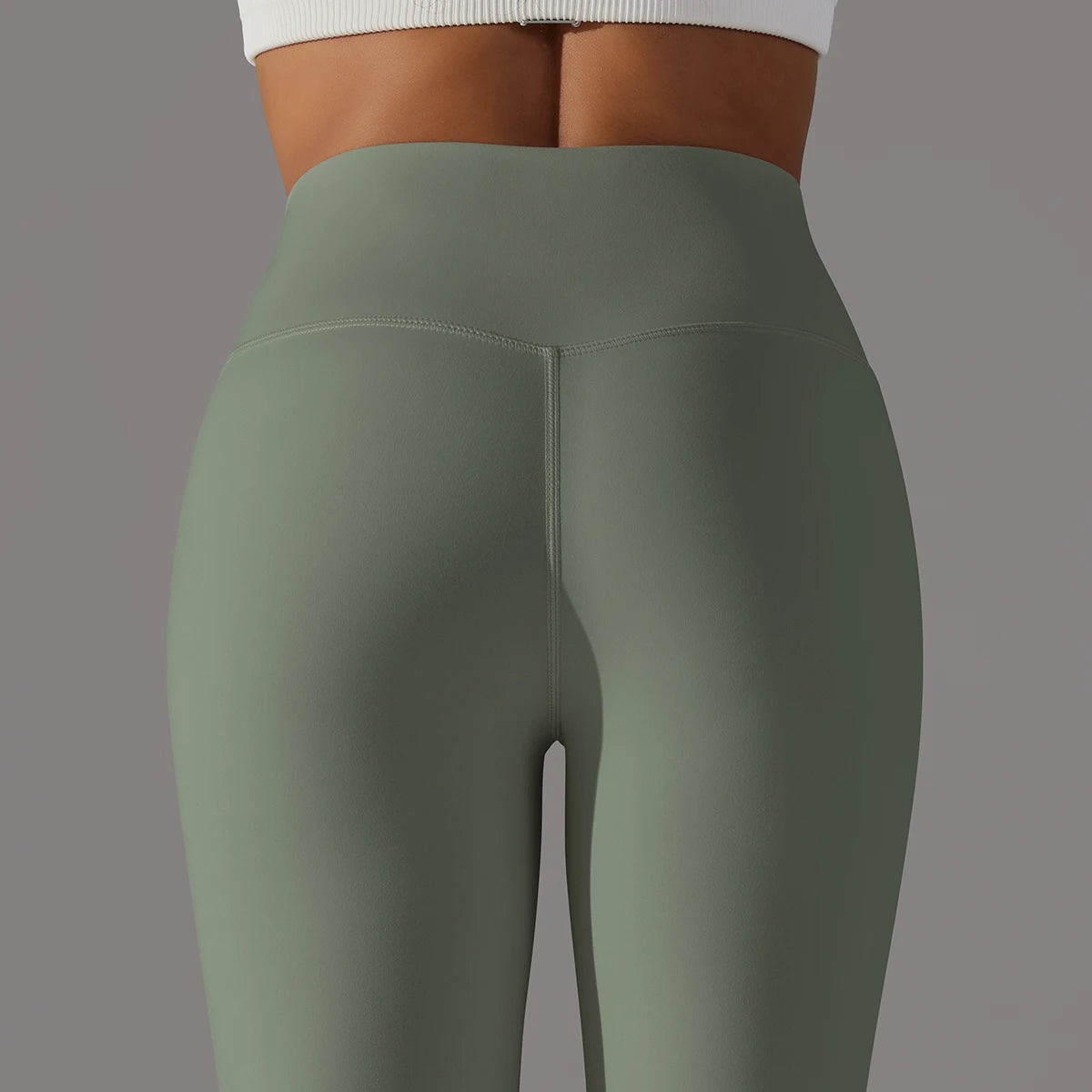 LuxeLift™ High-Waisted Seamless Leggings Blue Grey