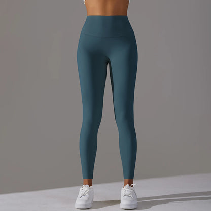 LuxeLift™ High-Waisted Seamless Leggings Blue Grey