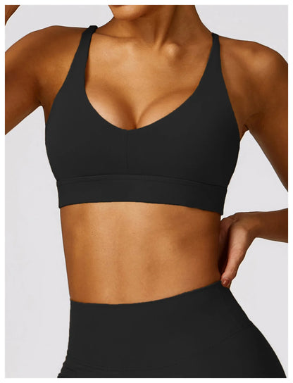 LuxeLift™ Cross Back Sports Bra