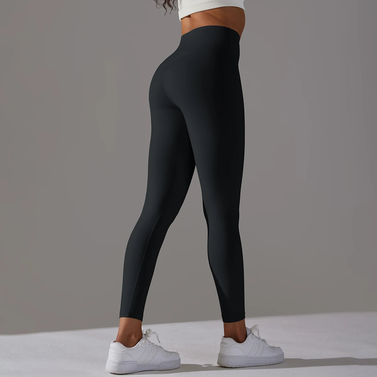 LuxeLift™ High-Waisted Seamless Leggings Blue Grey