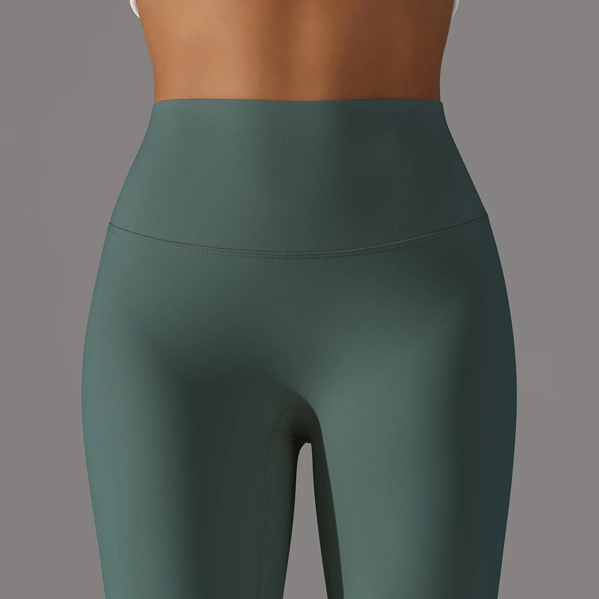 LuxeLift™ High-Waisted Seamless Leggings Blue Grey