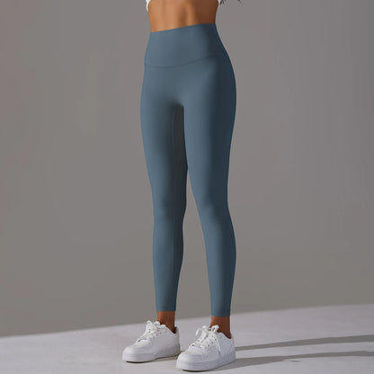 LuxeLift™ High-Waisted Seamless Leggings Blue Grey