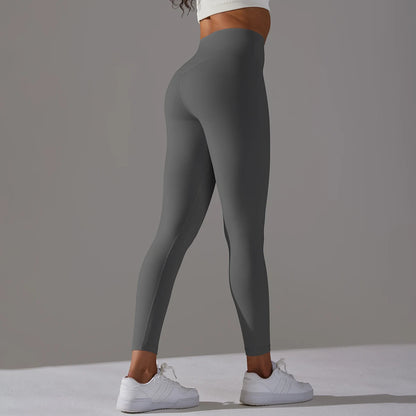 LuxeLift™ High-Waisted Seamless Leggings Blue Grey