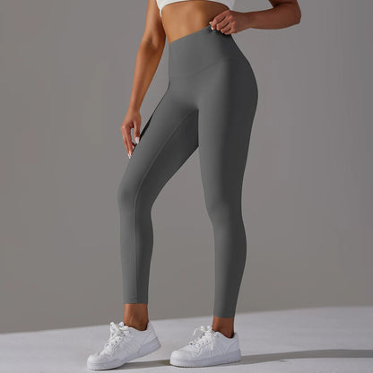LuxeLift™ High-Waisted Seamless Leggings Blue Grey