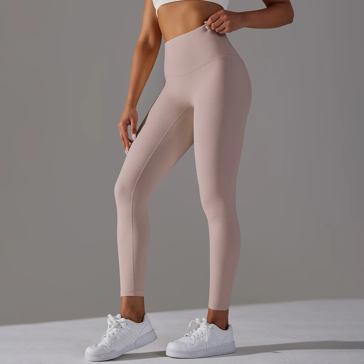 LuxeLift™ High-Waisted Seamless Leggings Blue Grey