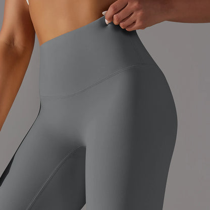 LuxeLift™ High-Waisted Seamless Leggings Blue Grey