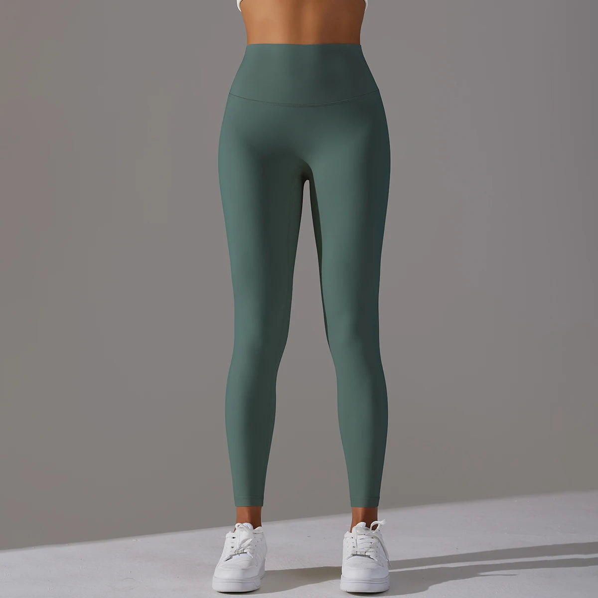LuxeLift™ High-Waisted Seamless Leggings Blue Grey