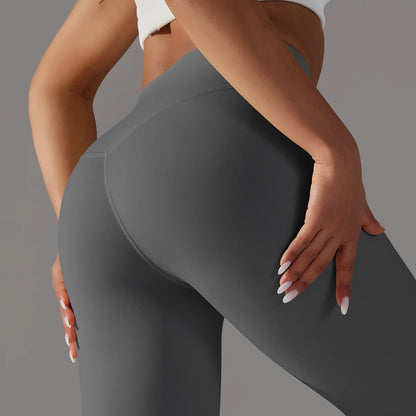 LuxeLift™ High-Waisted Seamless Leggings Blue Grey