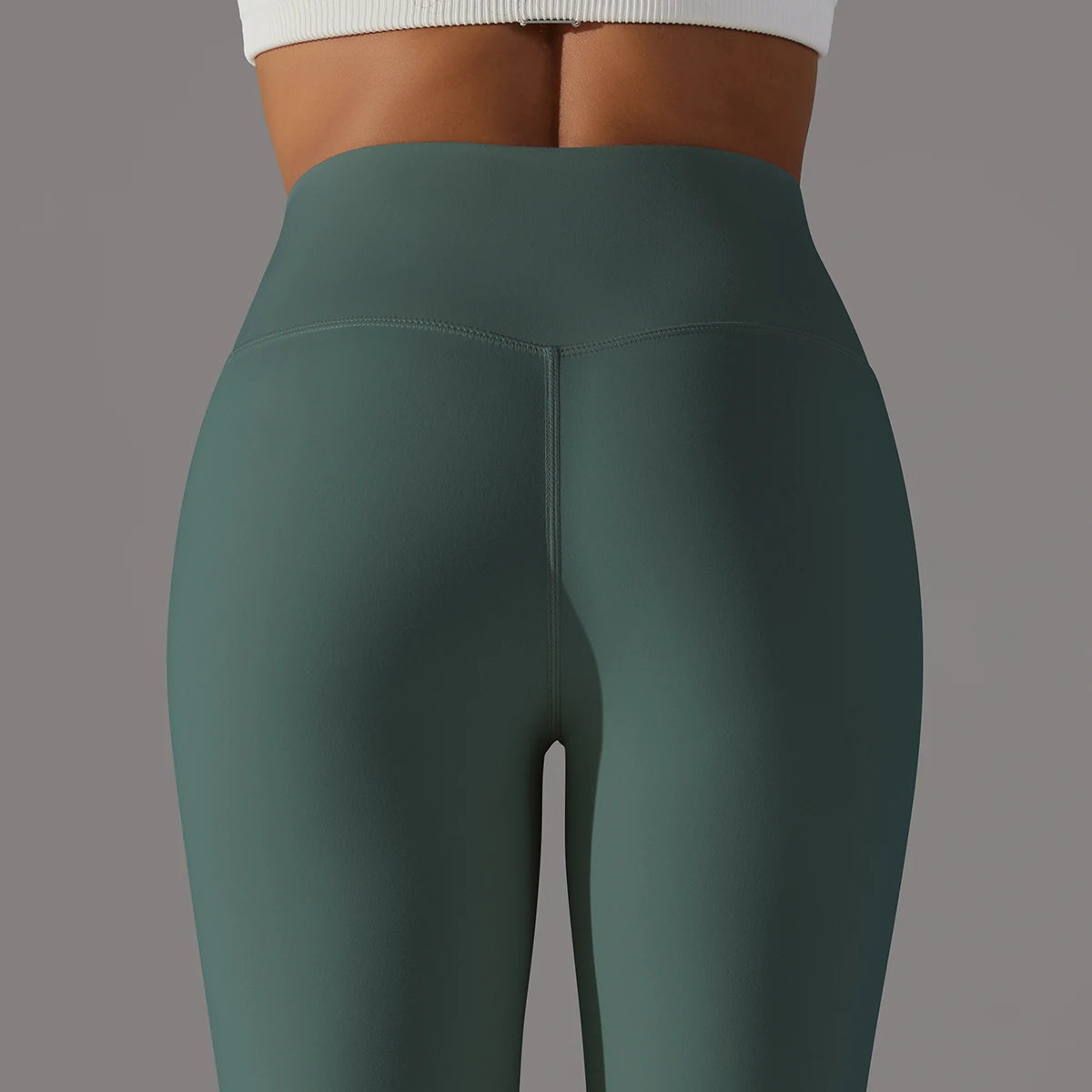 LuxeLift™ High-Waisted Seamless Leggings Blue Grey