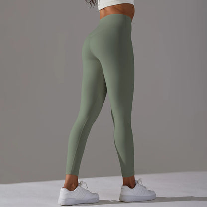 LuxeLift™ High-Waisted Seamless Leggings Blue Grey