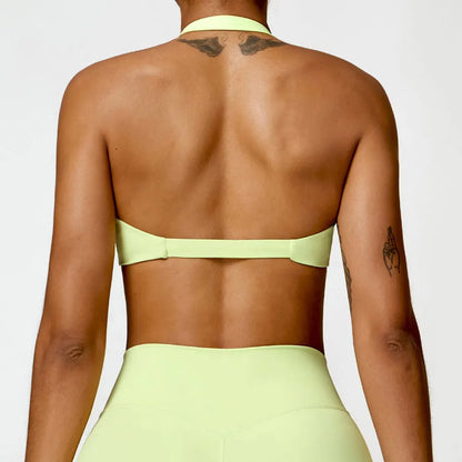 LuxeLift™ Halter Sports Bra