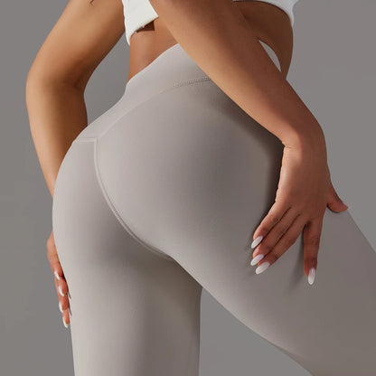 LuxeLift™ High-Waisted Seamless Leggings Blue Grey