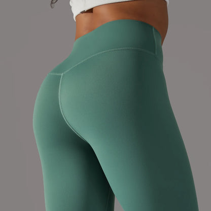 LuxeLift™ High-Waisted Seamless Leggings Blue Grey