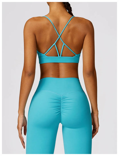LuxeLift™ Cross Back Sports Bra