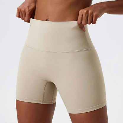 LuxeLift™ High-Waisted Seamless Shorts Light Khaki