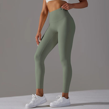 LuxeLift™ High-Waisted Seamless Leggings Blue Grey