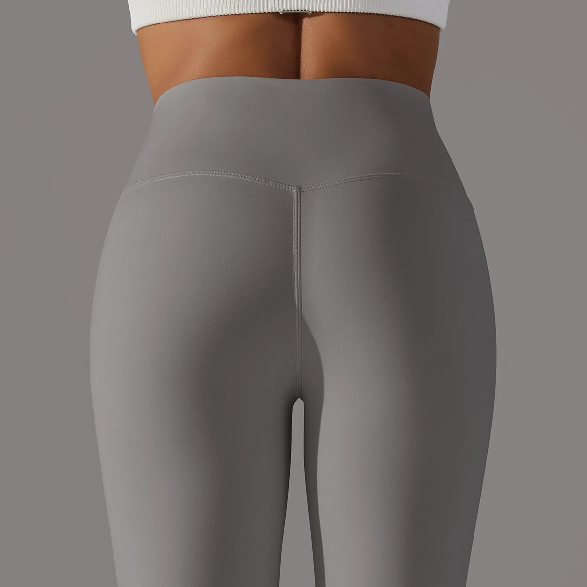LuxeLift™ High-Waisted Seamless Leggings Blue Grey