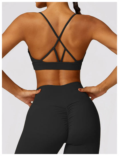 LuxeLift™ Cross Back Sports Bra