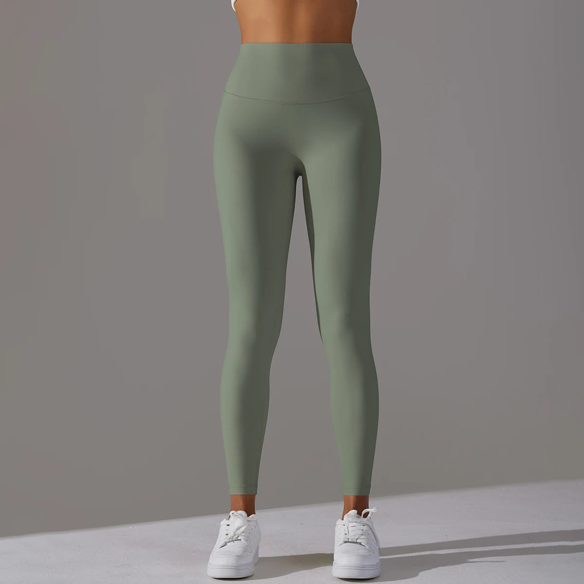 LuxeLift™ High-Waisted Seamless Leggings Blue Grey