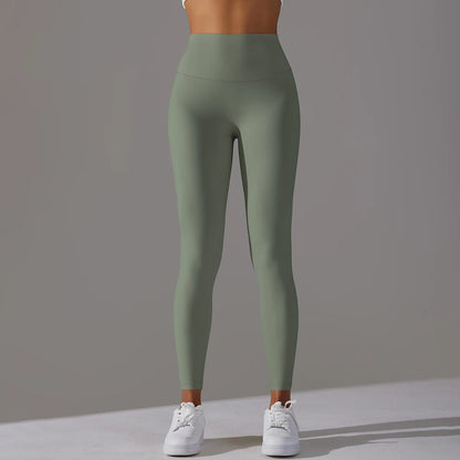 LuxeLift™ High-Waisted Seamless Leggings Blue Grey