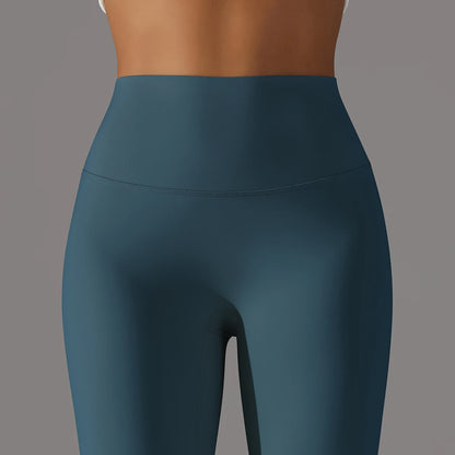 LuxeLift™ High-Waisted Seamless Leggings Blue Grey