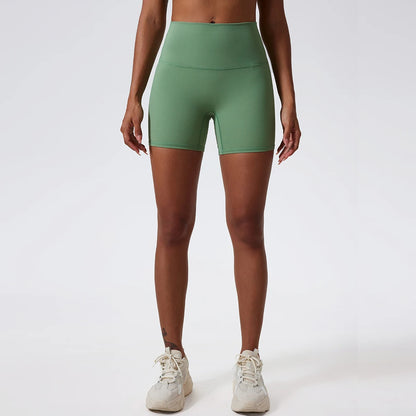 LuxeLift™ High-Waisted Seamless Shorts Green