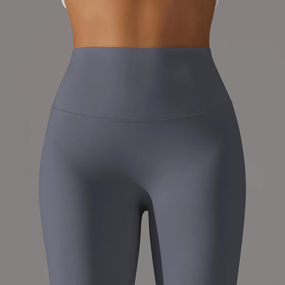 LuxeLift™ High-Waisted Seamless Leggings Blue Grey
