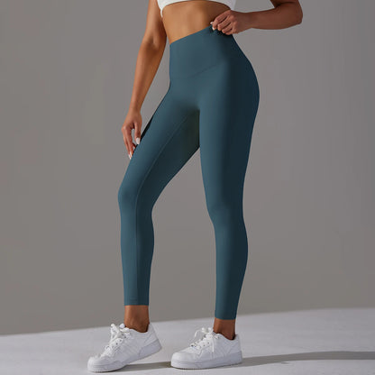 LuxeLift™ High-Waisted Seamless Leggings Blue Grey