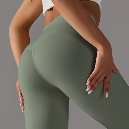 LuxeLift™ High-Waisted Seamless Leggings Blue Grey