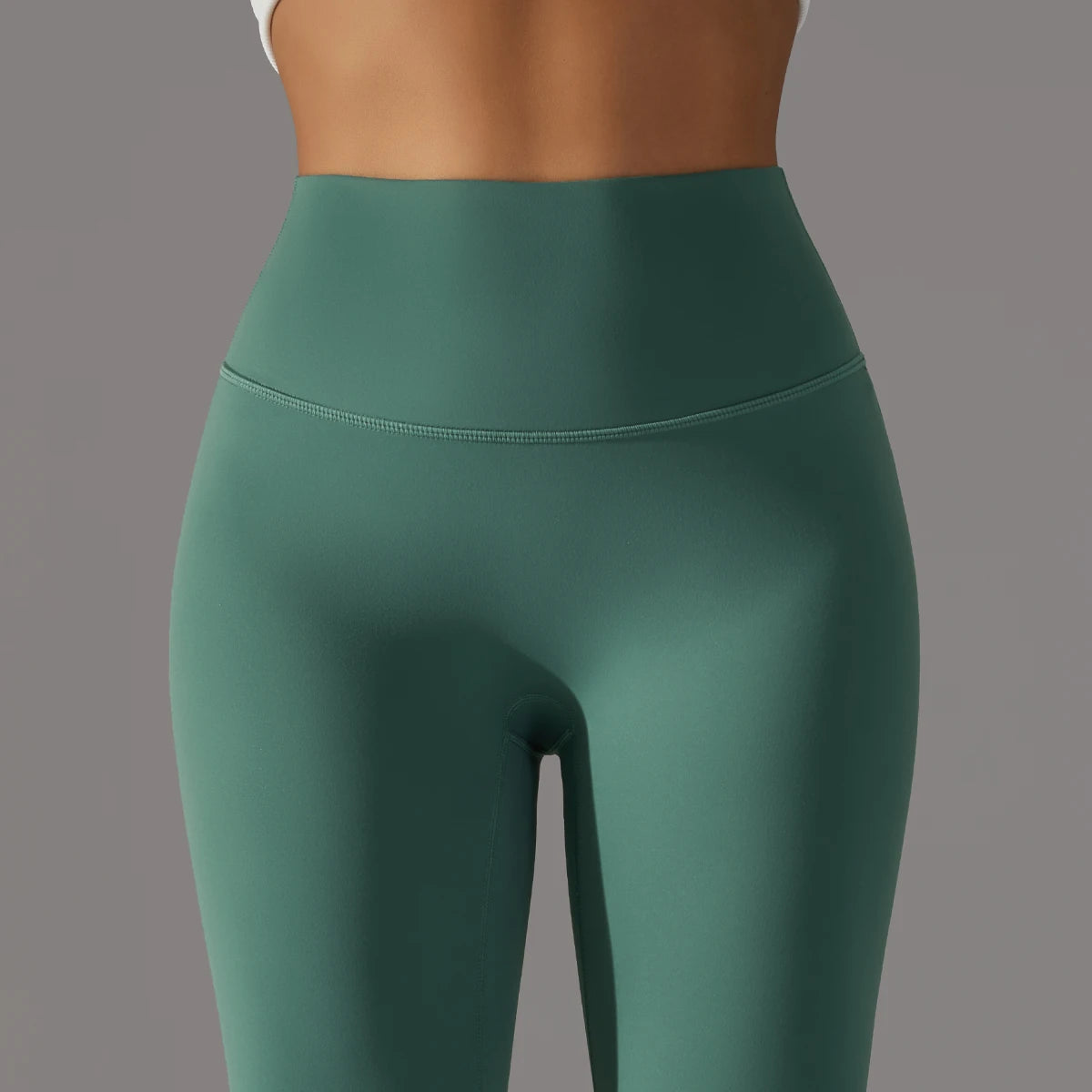 LuxeLift™ High-Waisted Seamless Leggings Blue Grey
