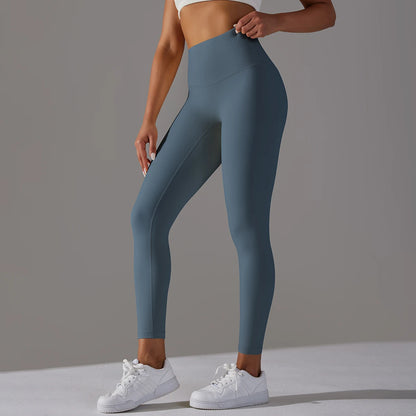 LuxeLift™ High-Waisted Seamless Leggings Blue Grey