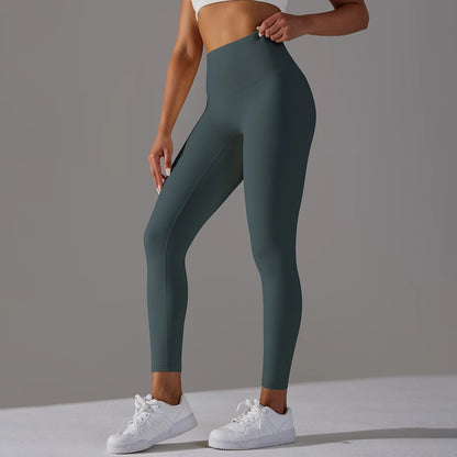 LuxeLift™ High-Waisted Seamless Leggings Blue Grey