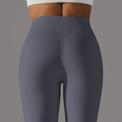 LuxeLift™ High-Waisted Seamless Leggings Blue Grey