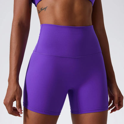 LuxeLift™ High-Waisted Seamless Shorts Purple