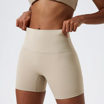 LuxeLift™ High-Waisted Seamless Shorts Light Khaki