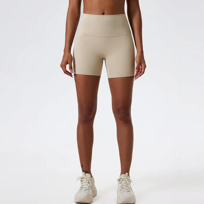 LuxeLift™ High-Waisted Seamless Shorts Light Khaki