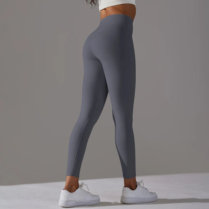 LuxeLift™ High-Waisted Seamless Leggings Blue Grey